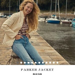 NWT DOEN PARKER JACKET - NUTMILK - SMALL